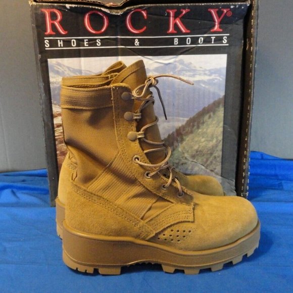NIB ROCKY COYOTE 703 JUNGLE COMBAT BOOT sz 4.5R CURRENT ARMY USAF ISSUE SV 2199